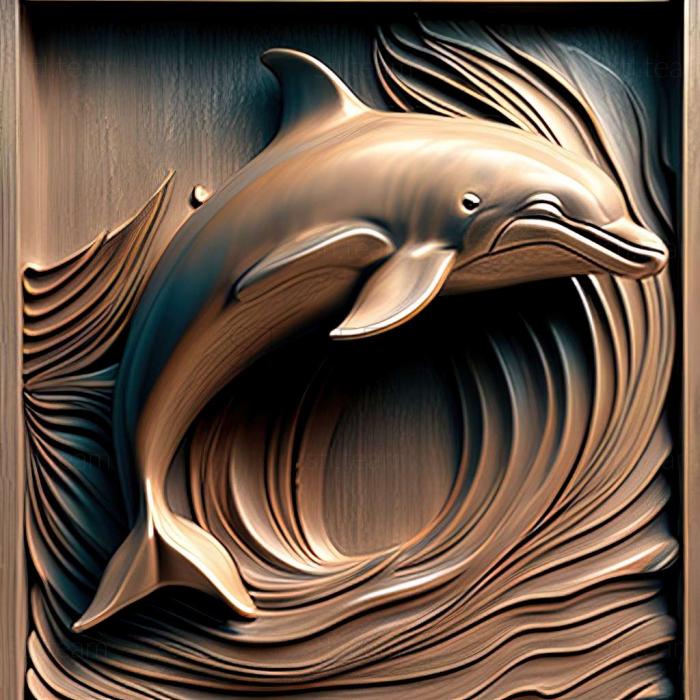 3D модель Дельфин (STL)